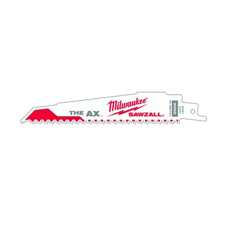 Milwaukee Tool 6 in. 5 TPI The AxSAWZALL Blade 48-01-7021